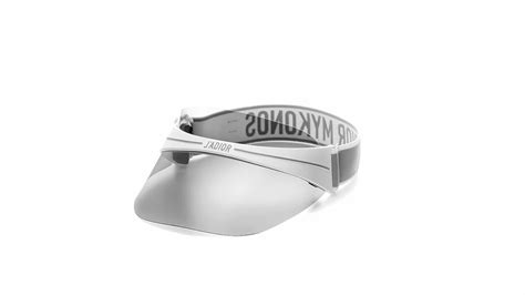 DiorClub1 Dioriviera Bodrum White and Gray Visor 